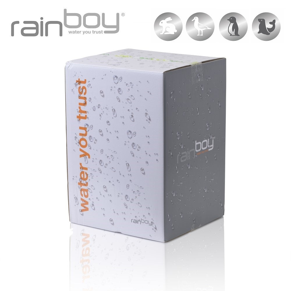 
                  
                    Voorkant van de verpakkingsdoos van de Rainboy Waterdistiller
                  
                